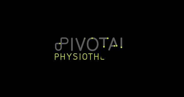 Pivotal Physiotherapy logo with modern design, emphasizing professional physiotherapy services for optimal health and recovery.