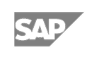 SAP logo displayed on a white background, representing enterprise software solutions and digital transformation services.