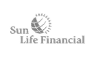 Sun Life Financial logo with a stylized sun icon and company name, representing financial services and insurance solutions.