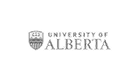 Official logo of the University of Alberta featuring a shield and crest, representing academic excellence and tradition.